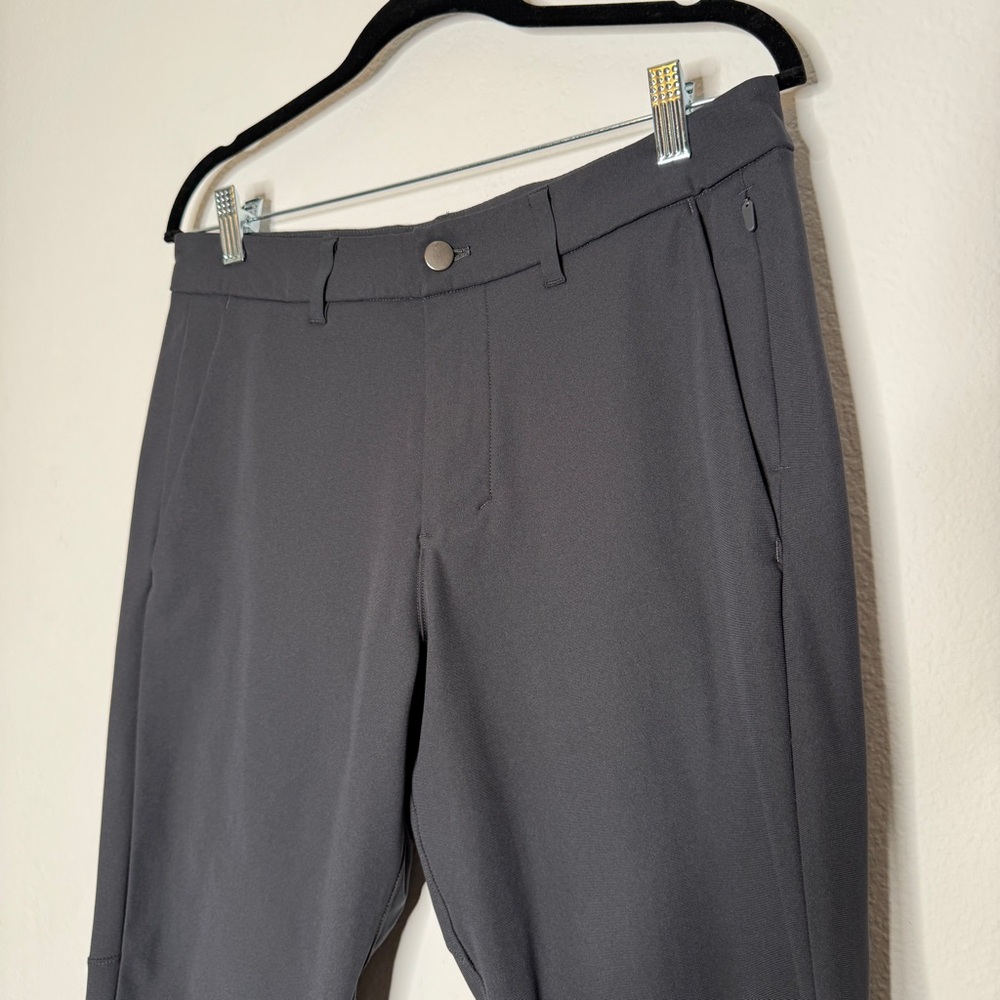 Lululemon Commission Slim Warpstreme Obsidian Pants Clean Back W31 L30 - Picture 2 of 6